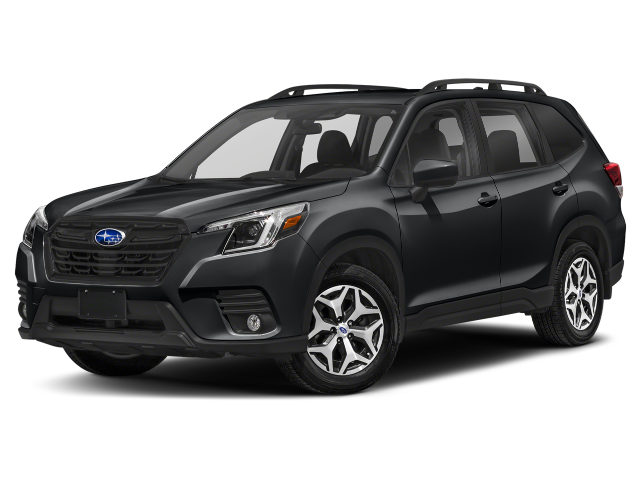 2023 Subaru Forester Premium in Magnetite Gray Metallic — front three-quarter view