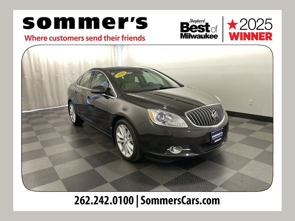 2016 Buick Verano Convenience Group in Mocha Bronze Metallic — front three-quarter view