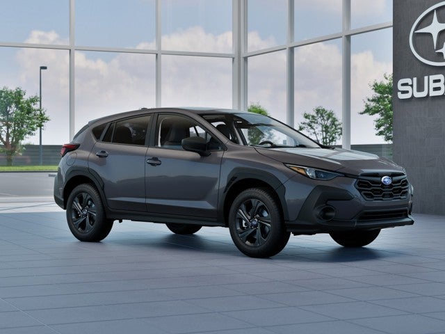 2026 Subaru CROSSTREK Base in Magnetite Gray Pearl — front three-quarter view