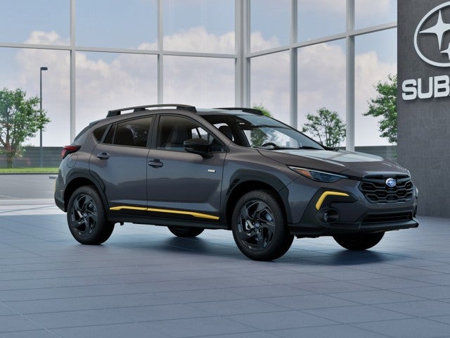 2026 Subaru CROSSTREK Sport in Magnetite Gray Pearl — front three-quarter view
