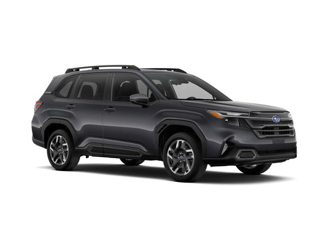 2026 Subaru FORESTER Limited in Magnetite Gray Metallic — front three-quarter view