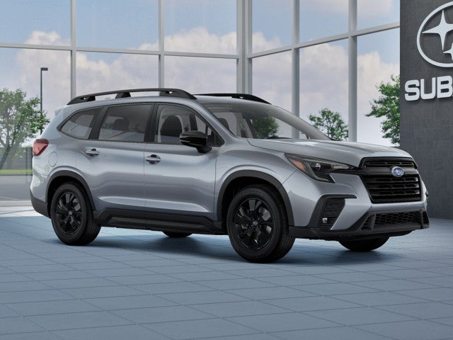 2026 Subaru ASCENT Premium 7-Passenger in Ice Silver Metallic — front three-quarter view