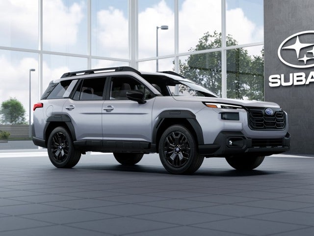 2026 Subaru OUTBACK Limited XT in Ice Silver Metallic — front three-quarter view