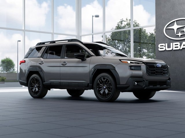 2026 Subaru OUTBACK Limited XT in River Rock Pearl — front three-quarter view